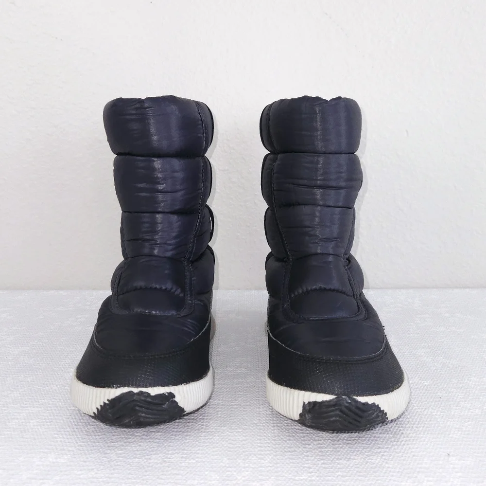 SOREL Out 'N About Puffy Mid Boots Navy Blue US 8